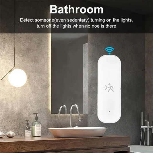 N93R Tuya Zigbee Smart Pir Motion Sensor 3In1 10G Radar Mmwave Temperature and Humidity Sensor Light Sensor for Burglar Alarm