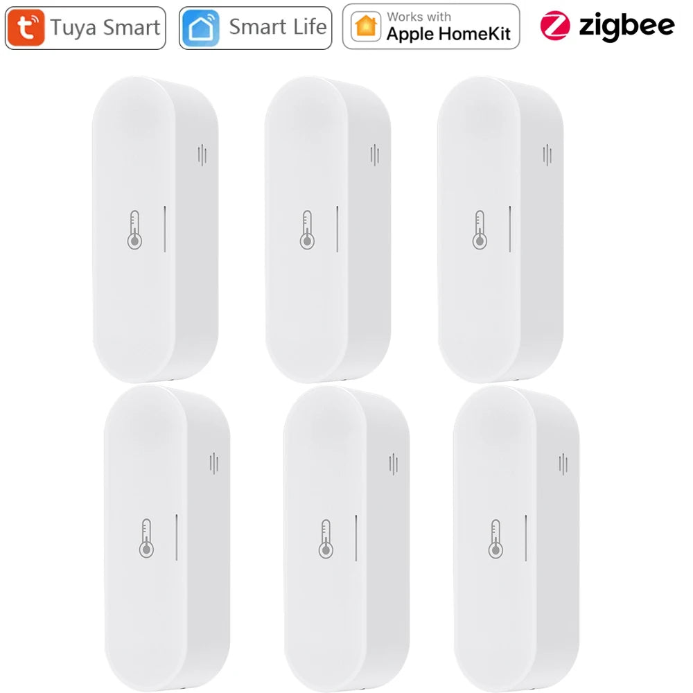 Revolutionize Your Home with the Tuya Zigbee Smart Temperature and Humidity Sensor – Seamlessly Works with HomeKit, Alexa, and Google Home