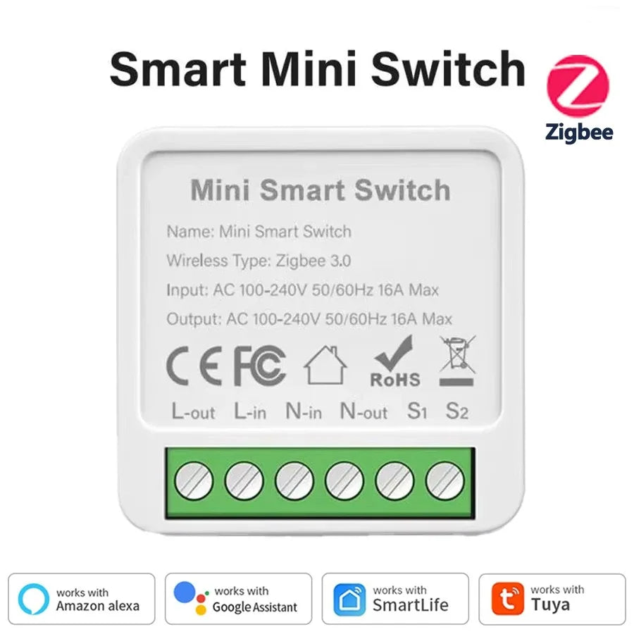 Transform Your Home with the Tuya Zigbee Smart Switch Mini Breaker – Effortless Remote Control & Voice Activation for a Smarter Lifestyle