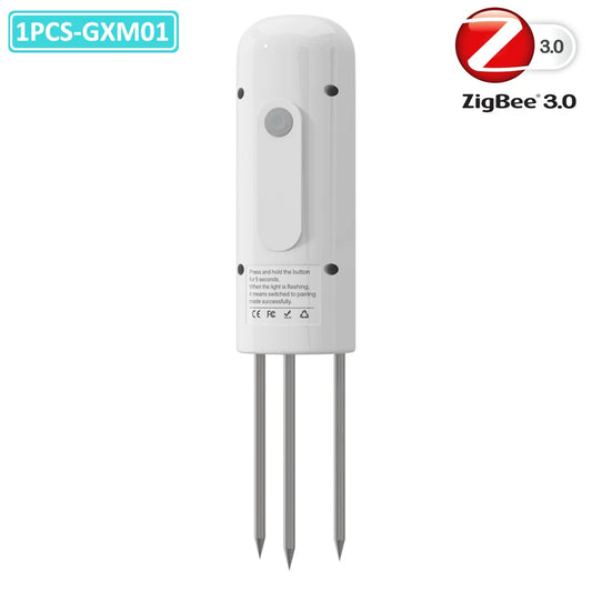 ZIGBEE Plant Monitor Outdoor Soil Temperature Meter Moisture Humidity Tester Sensor Garden Automation Irrigation TUYA Detector