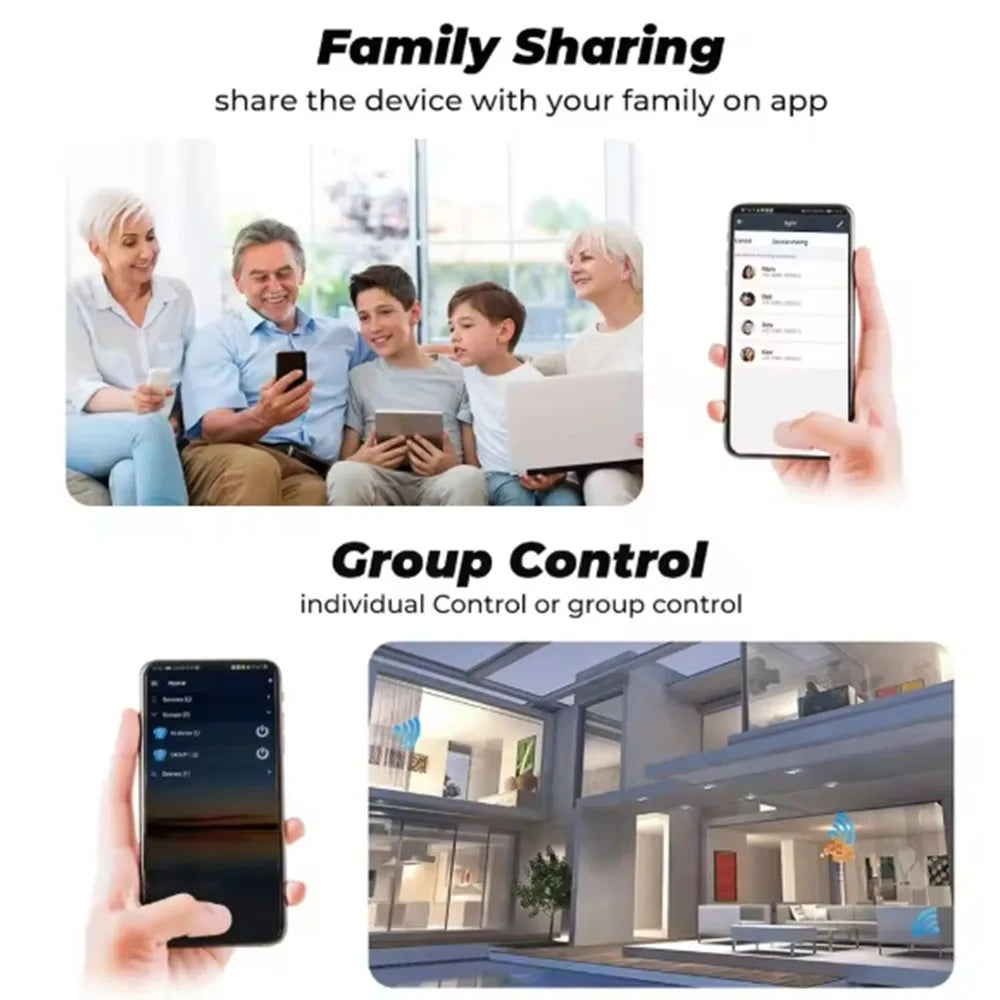 Smart WIFI Socket US Plug 10A with Timing Function App Remote Control Home Automation Support Alexa Google Assistant Cozylife