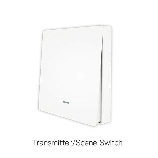 Tuya Zigbee Light Switch with Transmitter Kit No Neutral Wire No Capacitor Required Works with Alexa Google Home Smart Life