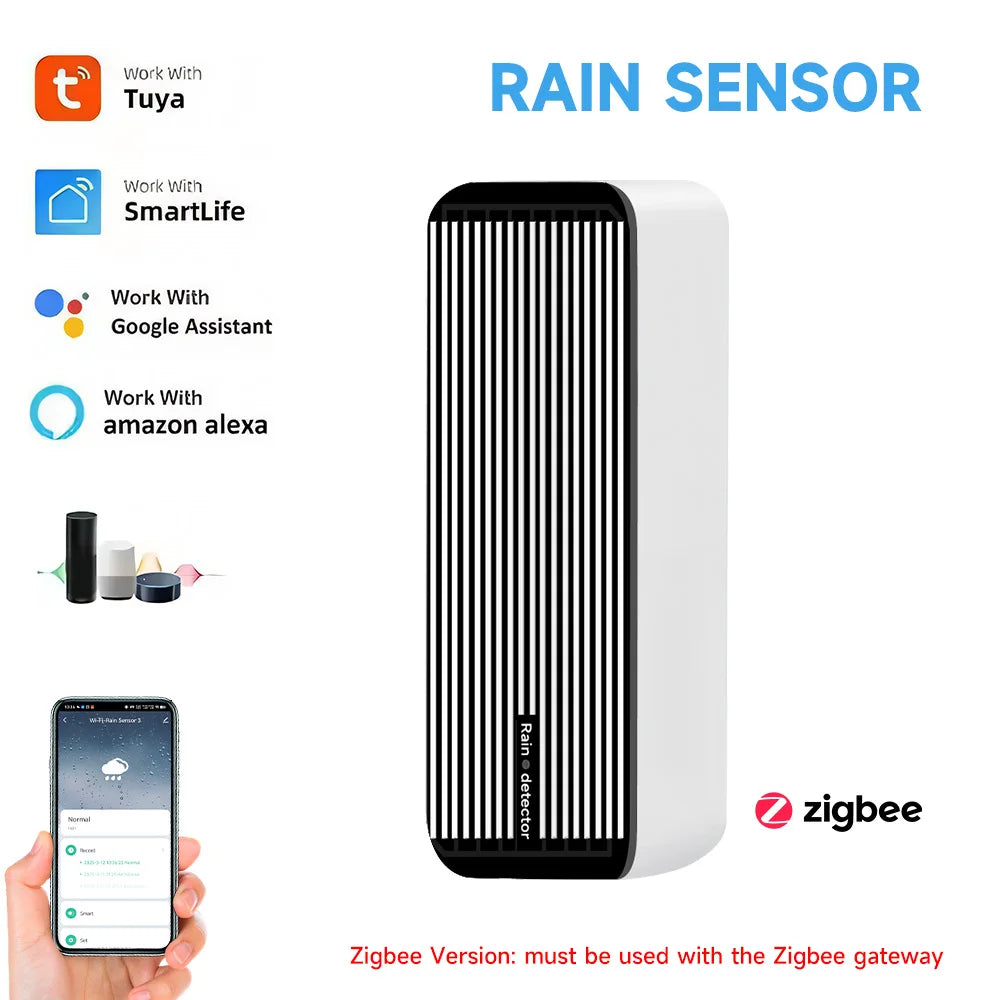 Enhance Your Smart Home with the Tuya Zigbee Water Immersion and Rain Sensor - Get Real-Time Rain Reminders and Alerts!