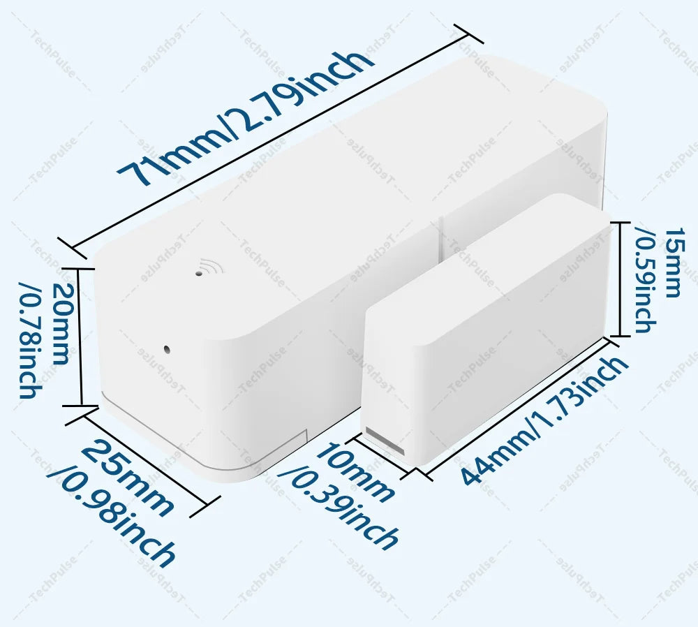 Zigbee 3.0 Sensor Door Window Sensor Contact Sensor Zigbee Hub Required Work with Homeassistant Yandex Alexa Zigbee2Mqtt ZHA