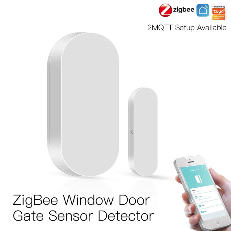 Intelligent Security Monitoring Anti-Theft Detector Graffiti Zigbee Door Magnetic Alarm Smart Home Door and Window Sensor