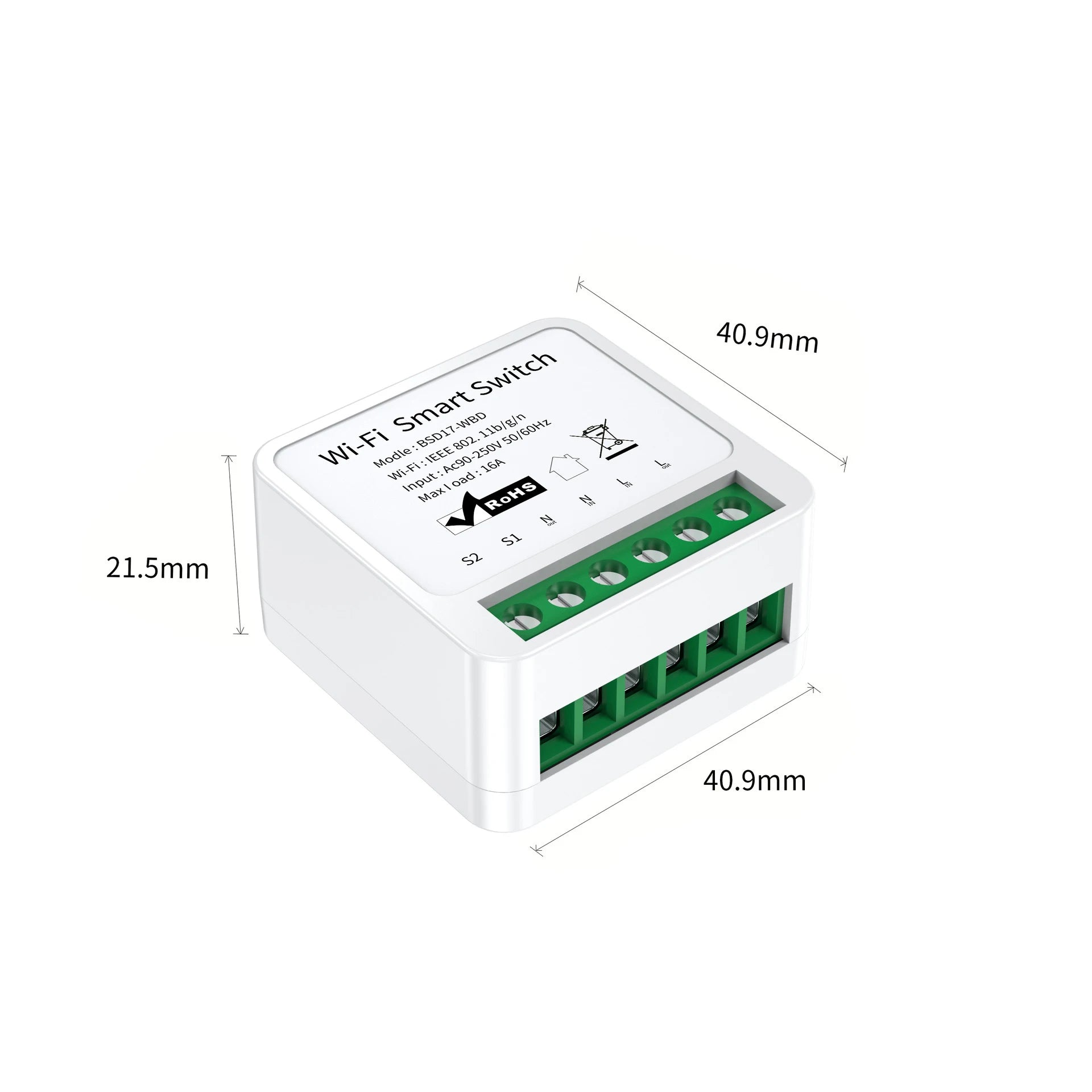 Tuya 16A WIFI Zigbee 3.0 Mini Smart Life APP Remote DIY Timing Relay Wireless Control with Alice, Alexa, Google Assistant