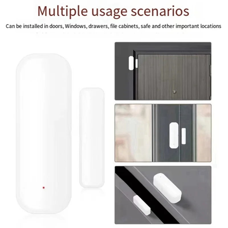 Wifi Door Window Sensor APP Smart Home Security Protection Door Open Closed Detector for Alexa Yandex Easy to Use-Atf5