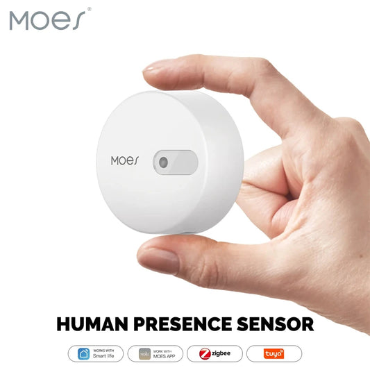 Tuya Zigbee 3.0 Human Presence Sensor Detector Radar Wave Detection Sensor for Home Security Smart Human Body Exists Sensor