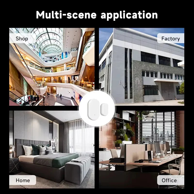 Tuya Zigbee Door Sensor Window Detectors Magnetic Sensor Smart Home Security Protection Remote Monitor from APP