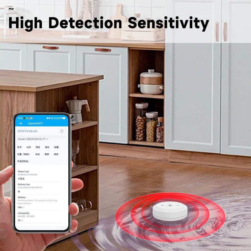 Revolutionary Smart Water Immersion Sensor - Zigbee 3.0 Tuya Z2M Flood Leak Detector with Wireless Alarm for Ultimate Home Safety