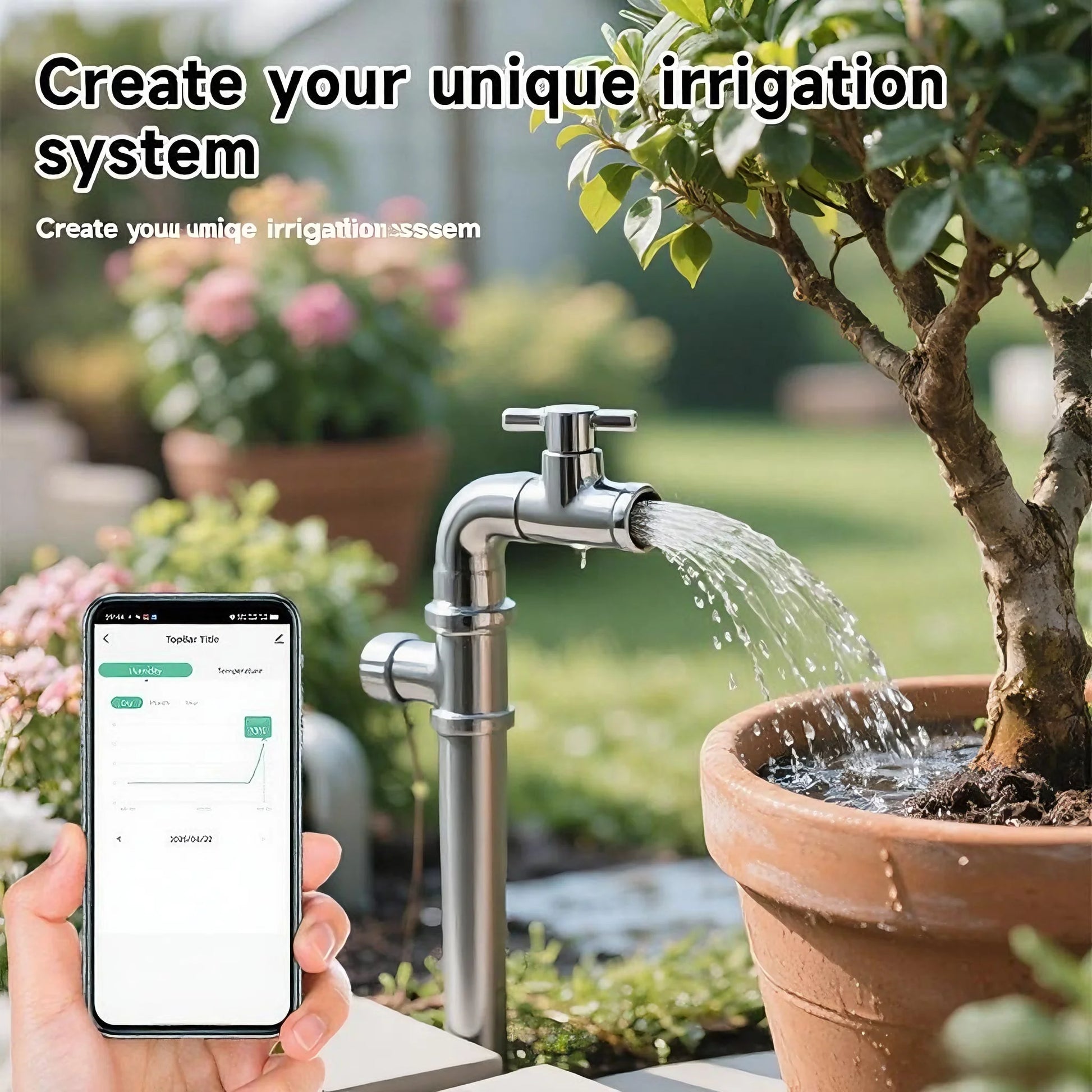 Transform Your Garden with the Tuya Smart Home Zigbee Soil Moisture & Temperature Monitor - The Ultimate Plant Care Assistant with Remote Watering!