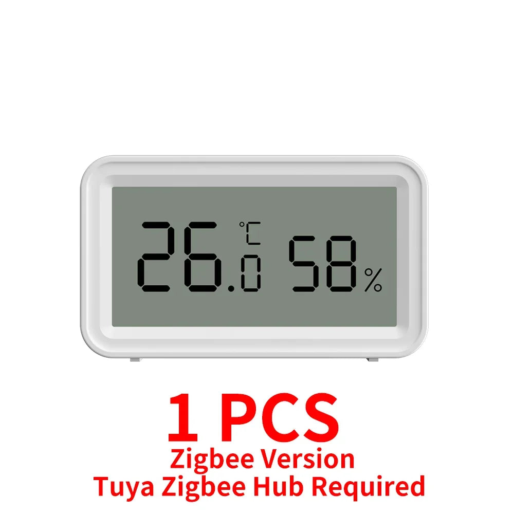 Tuya Zigbee 3.0 Temperature Humidity Sensor APP Remote Control Thermometer Hygrometer Work with Smartlife Alexa Zigbee2Mqtt ZHA