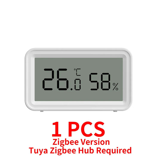 Tuya Zigbee 3.0 Temperature Humidity Sensor APP Remote Control Thermometer Hygrometer Work with Smartlife Alexa Zigbee2Mqtt ZHA