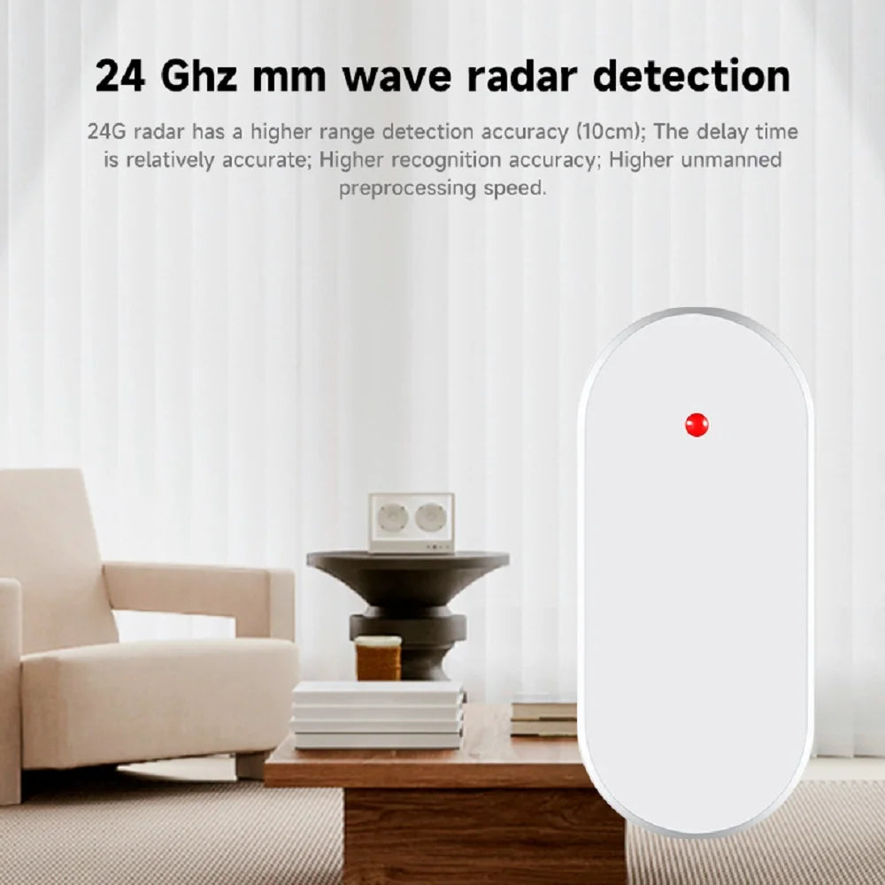 Millimeter Wave Human Presence Detector Tuya Zigbee Mmmwave Smart Human Body PIR Sensor Radar Work with Smart Life Tuya APP