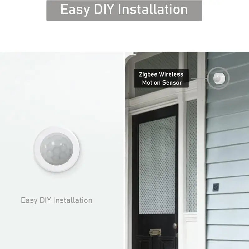 Zigbee PIR Motion Sensor Infrared Human Body Move Sensor Security Alarm Sensor Support for Home Assistant