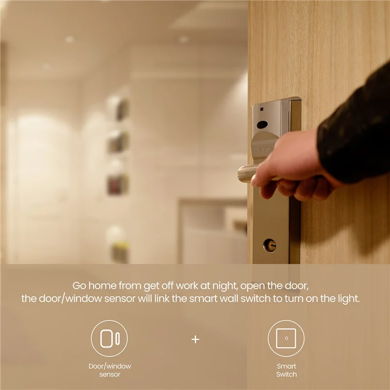 Upgrade Your Home Security with the B29C-Tuya Zigbee 3.0 Smart Contact Detectors - 4-Pack for Doors and Windows