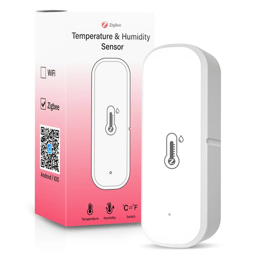 Intelligent Monitoring Tuya 3.0 Smart Temperature Humidity Sensor Voice Control Temperature and Humidity Sensor