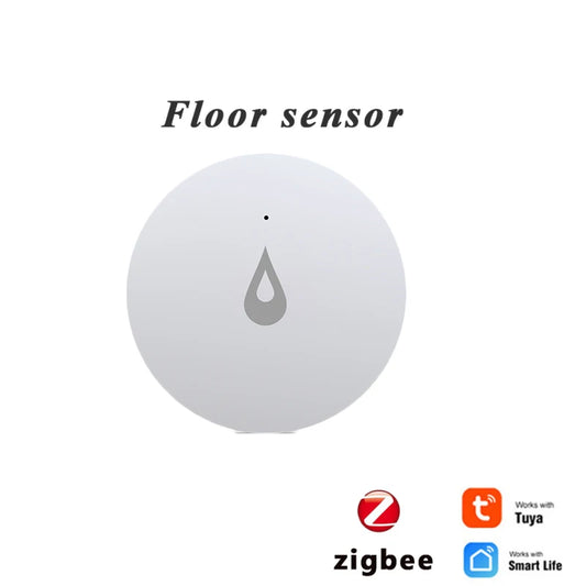 Zigbee 3.0 Tuya Water Leak Detector Flood Sensor Water Tank Full Water Linkage Smart Home Security Alarm Support Smart Life