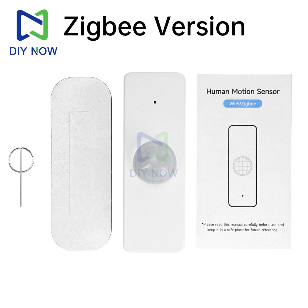 Tuya Smart WIFI Zigbee Human Motion Sensor Wireless PIR Infrared/Presence Sensing Motion Detector without Battery
