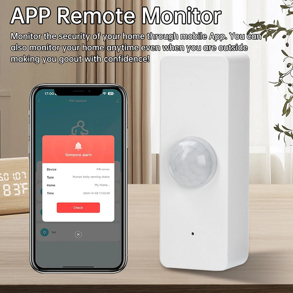 Wifi / Zigbee PIR Motion Sensor Smart Home Human Body Infrared Detector Security Tuya Smart Life Works with Alexa Google Home