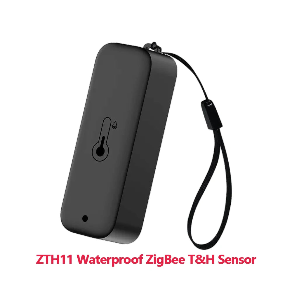 Tuya Zigbee Temper & Humidity Sensor for Indoor/Outdoor IP65 Waterproof Smart Home/Life APP Support Alexa Google Smart Speaker