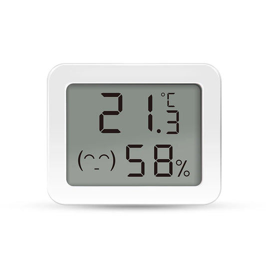 Tuya Zigbee Smart Mini LCD Temperature Humidity Sensor APP Remote Control Thermometer via Smart Life for Smart Home for Alexa