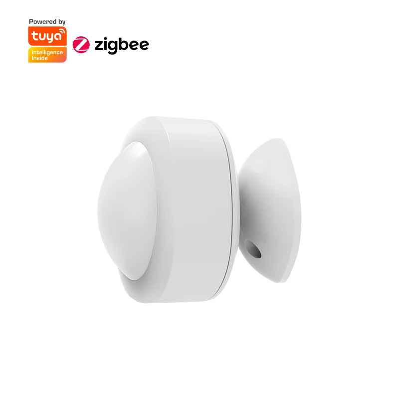 Tuya Zigbee WIFI 120° Adjustable Angle Motion Sensor Pir Infrared Human Body Movement Wireless Detector Google Home Alexa Voice