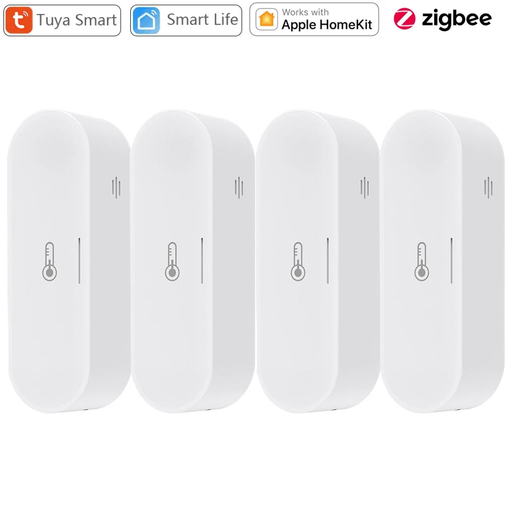 Revolutionize Your Home with the Tuya Zigbee Smart Temperature and Humidity Sensor – Seamlessly Works with HomeKit, Alexa, and Google Home