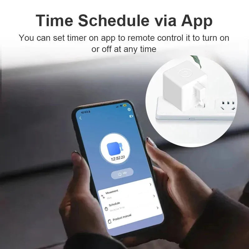 ZEXEF Smart Tuya Rechargeable Switch Fingerbot Socket Bot Light Garage Curtains Robot Remoter Alexa Google Home Voice Assistant
