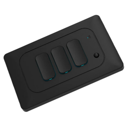 Abjf-Zigbee Push Button Interruptor Light Switch Tuya Smart Life 3 Gang No Neutral Wifi US Wall