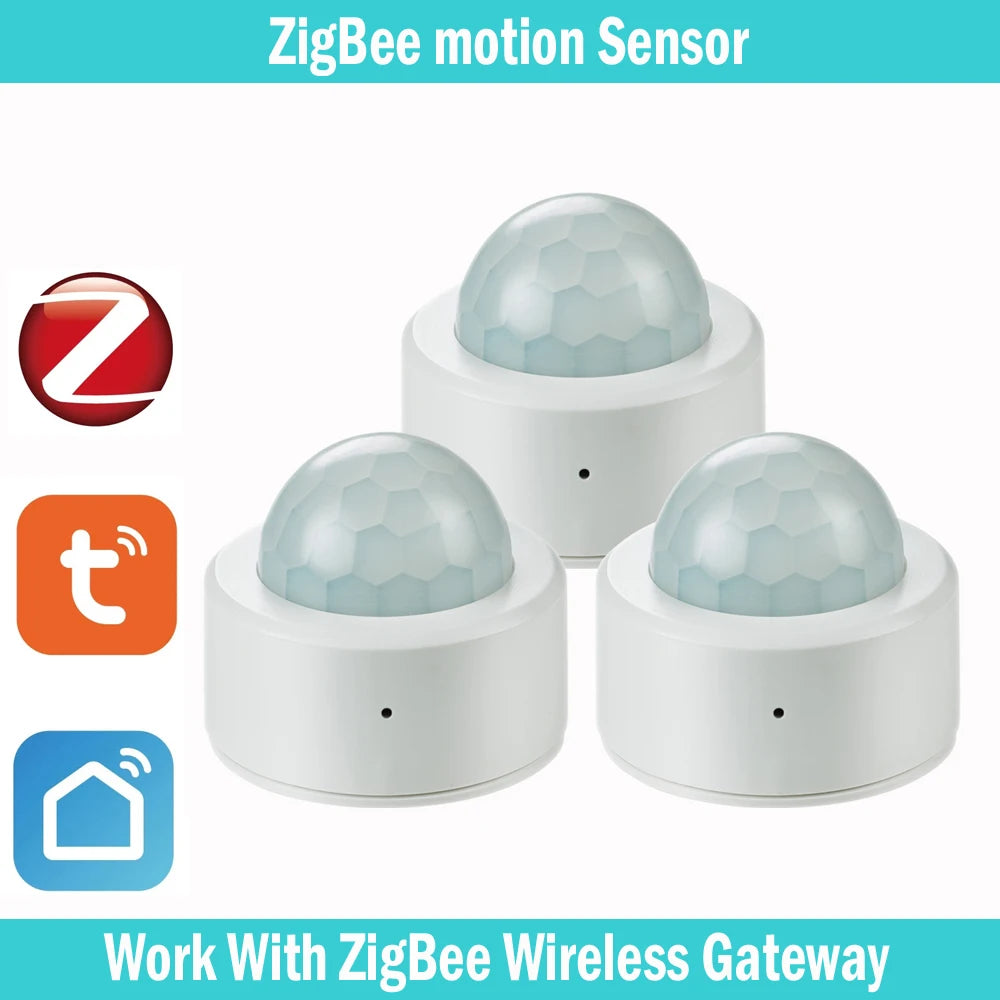 Zigbee 3.0 Smart PIR Motion Sensor Human Motion Sensor Smart Home Detector Home Security Work with Tuya Smart Life Gateway