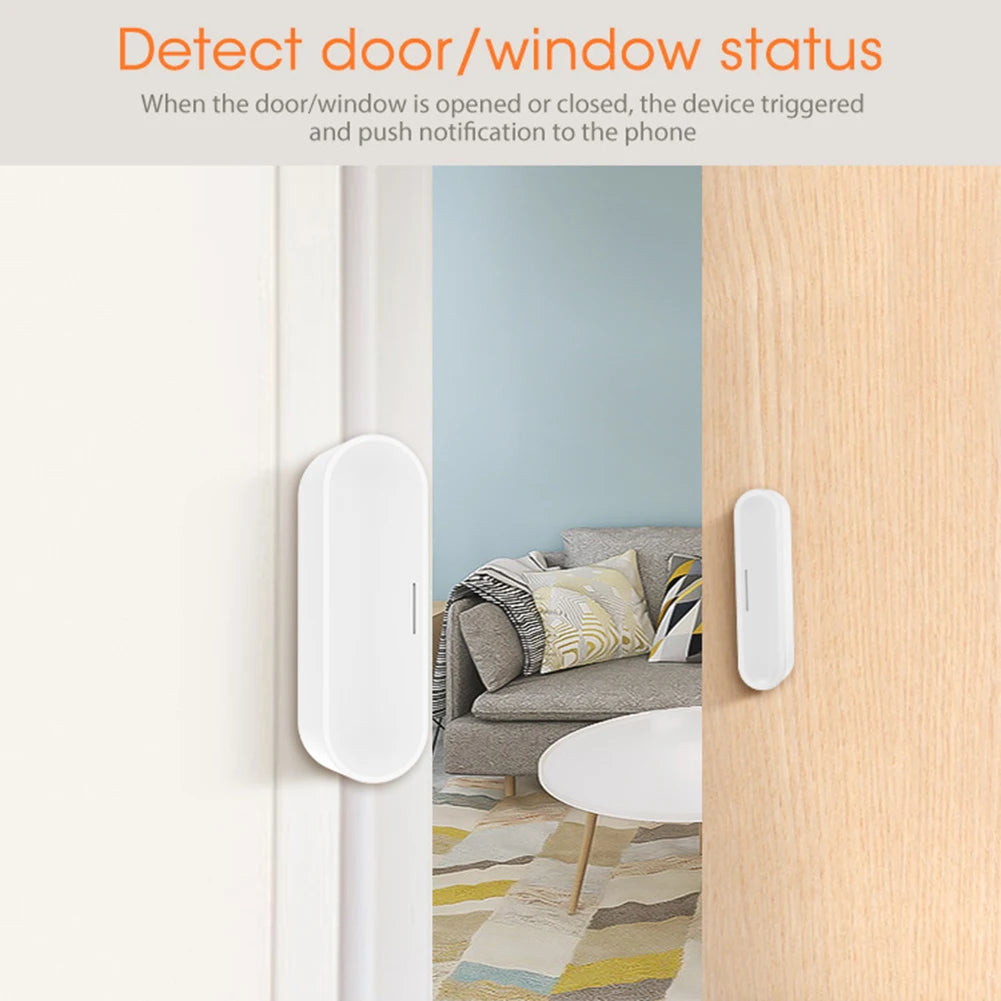Tuya APP Door Open/Closed Detectors Security Protection Zigbee Window Door Gate Sensor 2.4Ghz Wireless Door Detectors for Indoor