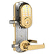Yale Z-Wave Assure Interconnected Lockset with Push Button Deadbolt, Right Handed, Bright Brass