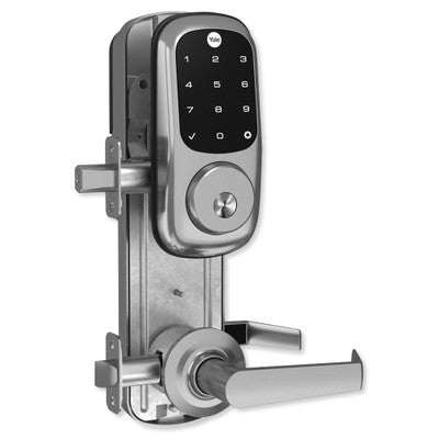 Yale Z-Wave Assure Interconnected Lockset with Touchscreen Deadbolt, Augusta Lever, Left Handed, Satin Nickel