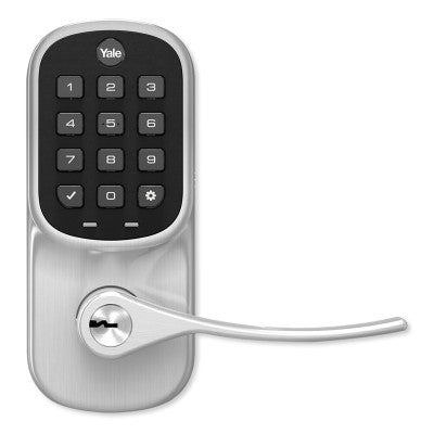Yale Wi-Fi Assure Keypad Lever Lock, Satin Nickel