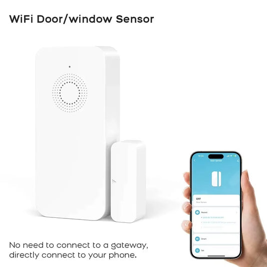 Open Closed Detection Wireless Smart Door Sensor Alarm System Smart Detector Smart Home Security Alarm System Battery Powered