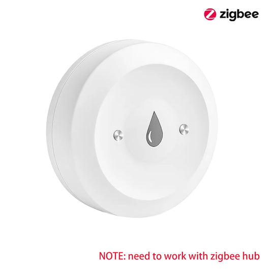 Zigbee3.0 Water Leakage Sensor Water Leak Flood Detector with App Remote Monitoring Ewelink Tuya Smart Life Alert for HA 2Mqtt