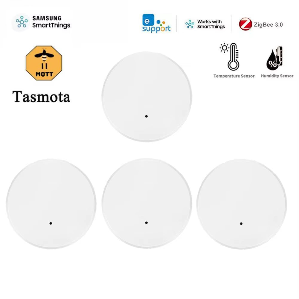 NEW Zigbee Temperature Sensor Humidity Detector Smart Thermometer Work with Zigbee HA Ewelink Alexa Google MQTT Smartthings Hub