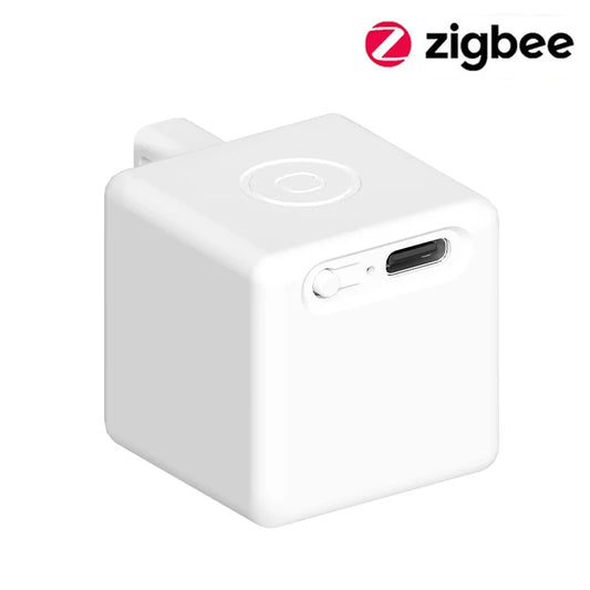 Type-C Rechargeable Tuya Zigbee Smart Touch Fingerbot plus 5V Robot Button Pusher Arm Switch Support Alexa Google Home Alice