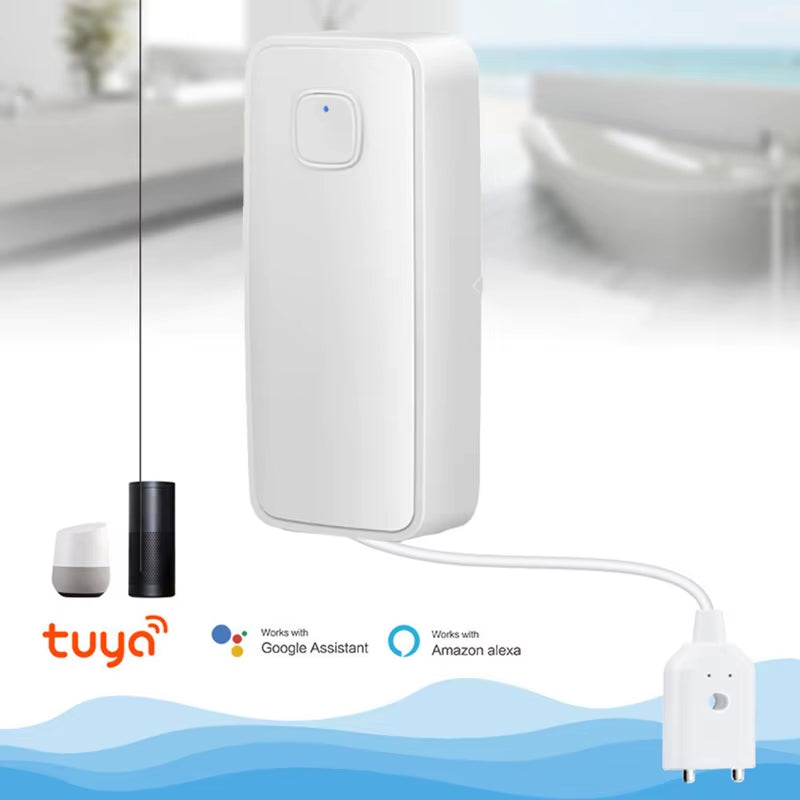 Tuya Water Leakage Alarm Detector Home Alarm Zigbee or WIFI Water Leak Sensor Water Overflow Protection System Smart Life APP
