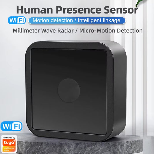 Tuya Wifi/Zigbee Human Presence Sensor Mmwave Radar Detection PIR Motion Sensor Smart Life APP Smart Home Security Protection