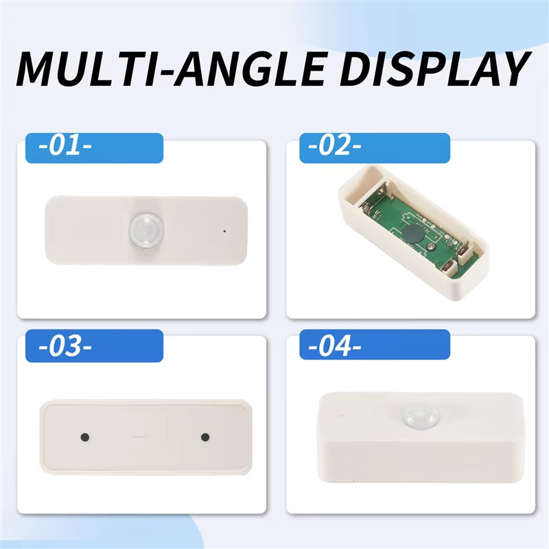 3Cgro-Tuya Zigbee Smart PIR Sensor Human Body Infrared Motion Detector Home Security Scene Linkage Automation Battery Power