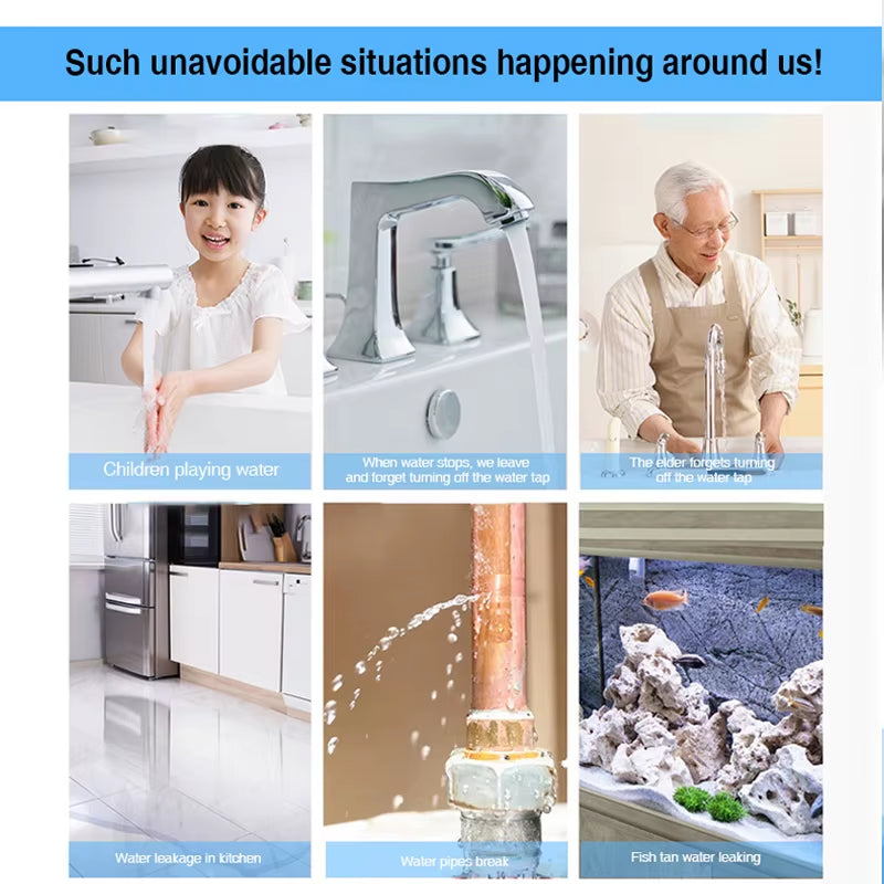 Tuya Water Leakage Alarm Detector Home Alarm Zigbee or WIFI Water Leak Sensor Water Overflow Protection System Smart Life APP