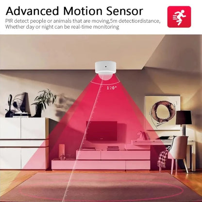 Ewelink Zigbee 3.0 Mini PIR Motion Movement Human Body Detector Sensor Home Burglar Alarm Sensor