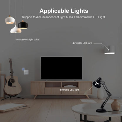 SONOFF D1 Wifi Smart Dimmer Switch DIY Smart Home Mini Switch Module Adjust Light Brightness APP/Voice/RM433 RF Remote Control