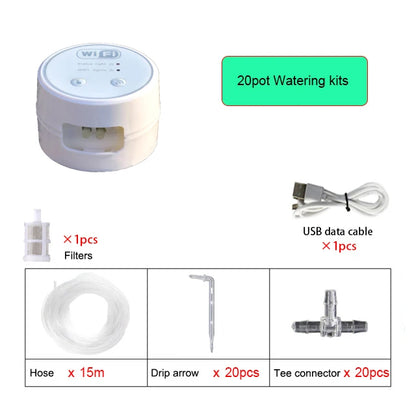 New Wifi Automatic Drip Irrigation Controller Garden plant Smart water pump timer indoor Watering irrigation System Device