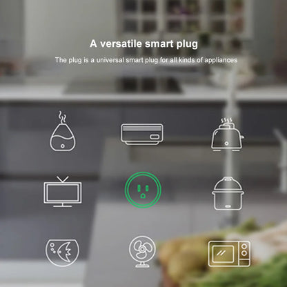 Woolley Smart ZigBee Plug UK US Wireless Control Switch Socket Smart-Home Outlet Module Compatiable With Alexa APP