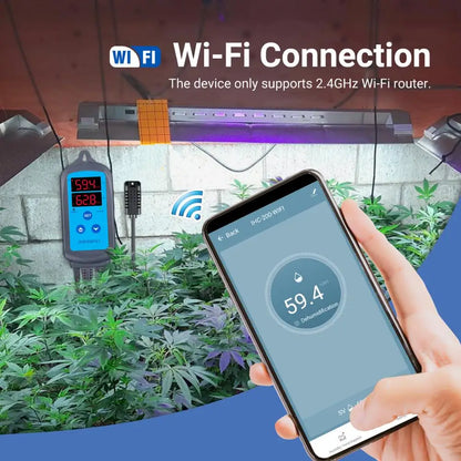 INKBIRD IHC-200-WIFI Humidifier Dehumidifier Automatic Humidity Controller Humidistat Remote Data Monitor Smart Home Improvement
