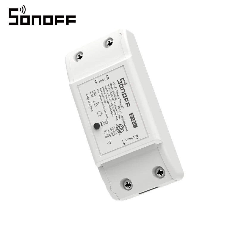 Cheap Sonoff Basic Wifi Switch Universal DIY Remote Wireless Smart Switch Domotica Wifi Light Switch Smart Home Works with Alexa