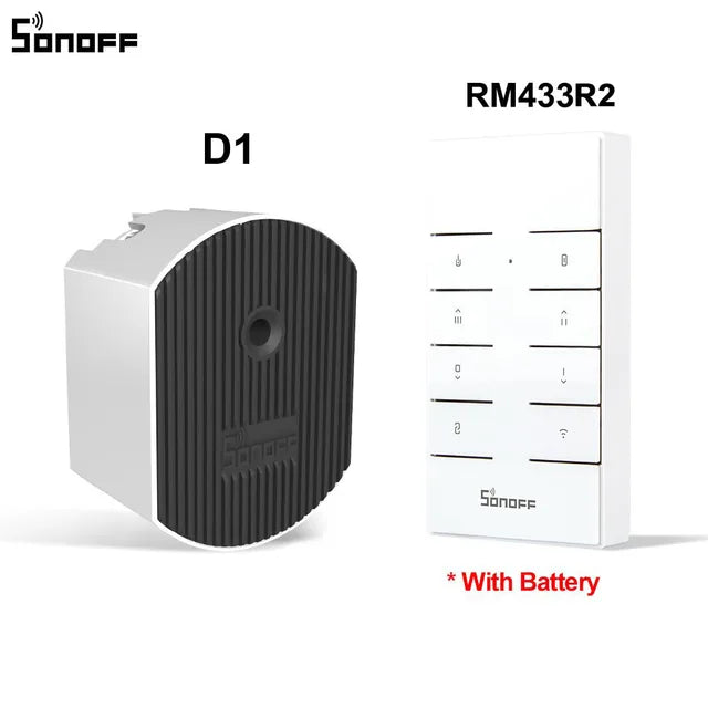 SONOFF D1 Wifi Smart Dimmer Switch DIY Smart Home Mini Switch Module Adjust Light Brightness APP/Voice/RM433 RF Remote Control